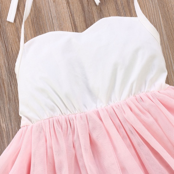 toddler girls flower girl dress pink  nwt - Picture 4 of 5